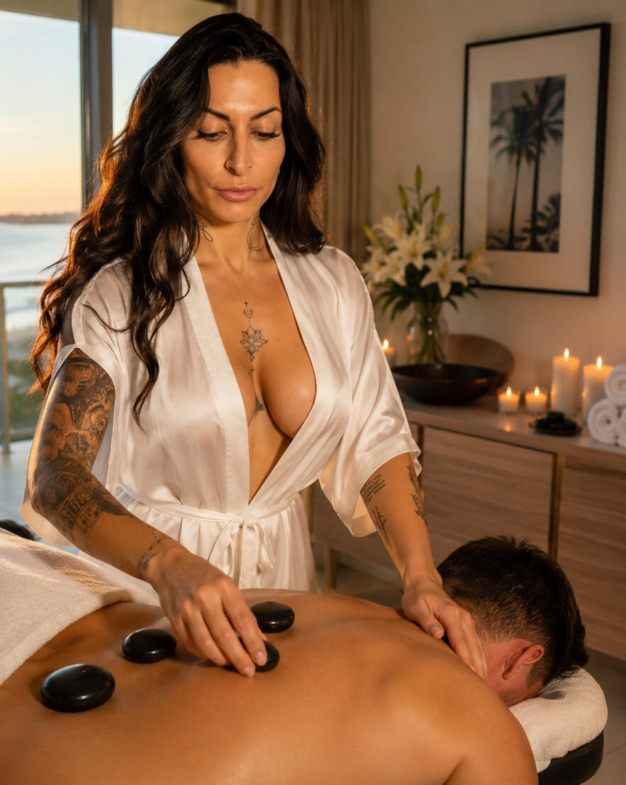 Louisa Hot Stones – Relaxing Sensual Massage in Townsville Professional hot stone massage treatment with a spicy twist.